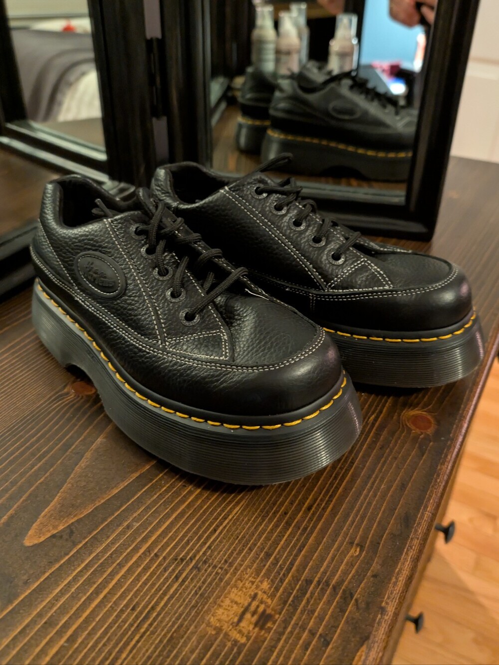 Dr. Martens Buzz 5-Eye Milled Napa Leather Shoes